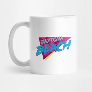 Daytona Beach Florida 80's Style Mug